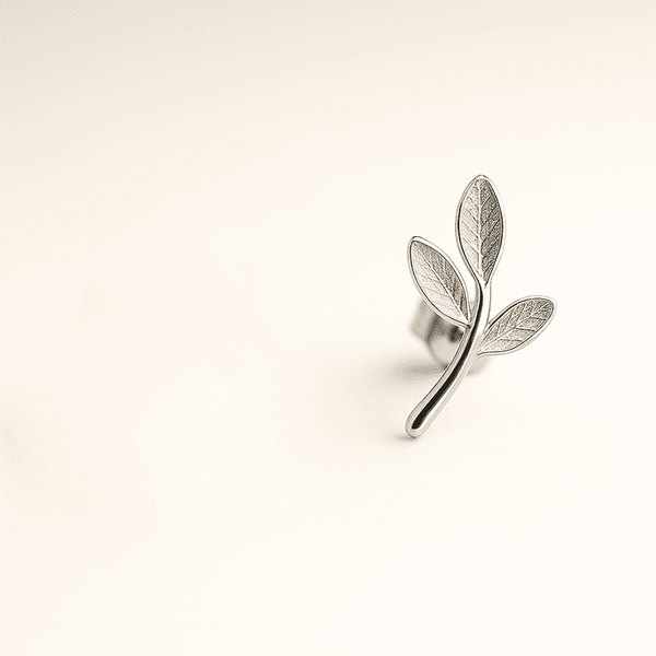 Boucles d'oreilles Feuille de Grâce