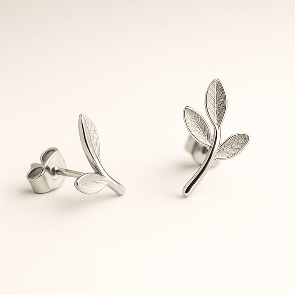 Boucles d'oreilles Feuille de Grâce